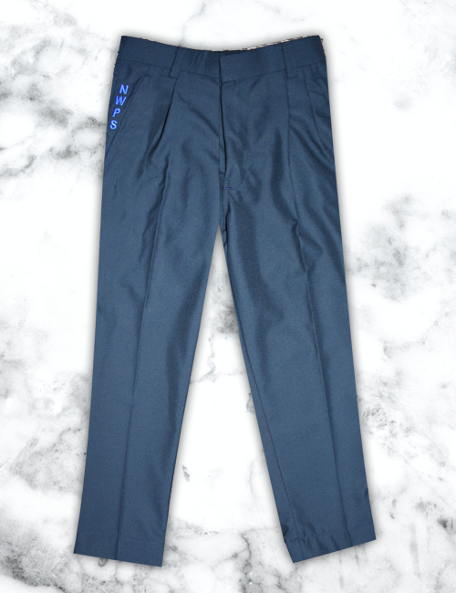 Navy Blue School Dress Pants | Custom UAE