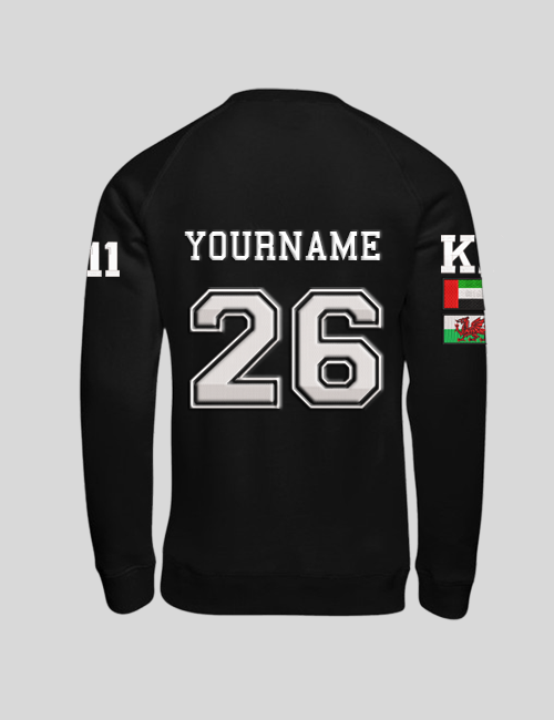 Personalized DIS GRADE 11 Hoodie Back View