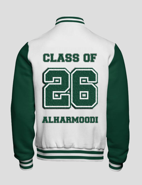 SZPA Varsity Jacket 2026 Back View