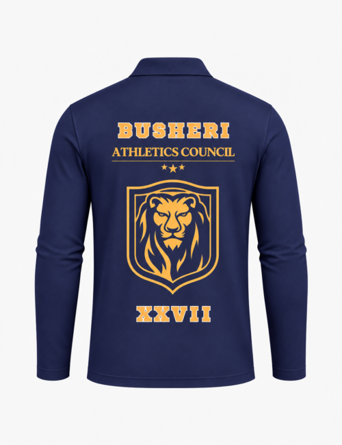 AISA Lycra custom Sports Council Polo Long Sleeves